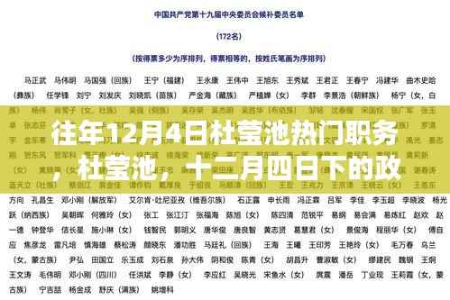 杜莹池,十二月四日的政治明星风采