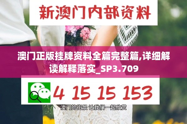 澳门正版挂牌资料全篇完整篇,详细解读解释落实_SP3.709