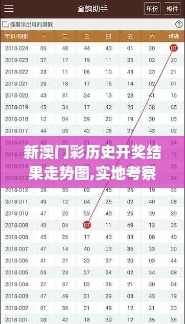 新澳门彩历史开奖结果走势图,实地考察数据应用_VE版5.907