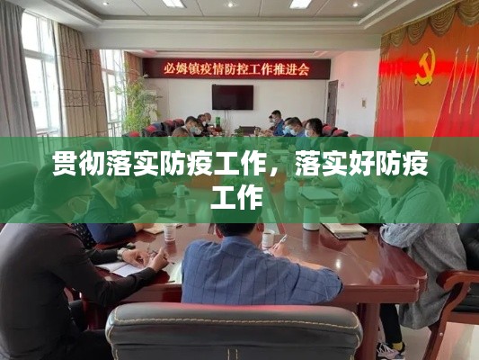 贯彻落实防疫工作,落实好防疫工作